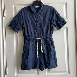 Navy blue shorts jumpsuit. Size- medium Brand- Universal Thread